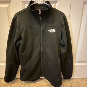 Mens North Face Black Fleece Jacket Size Small